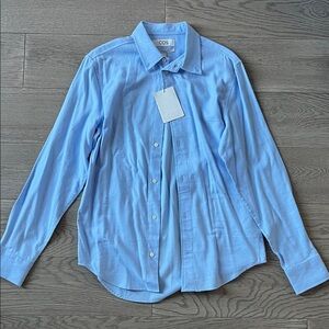 COS Light Blue Button-Up Shirt